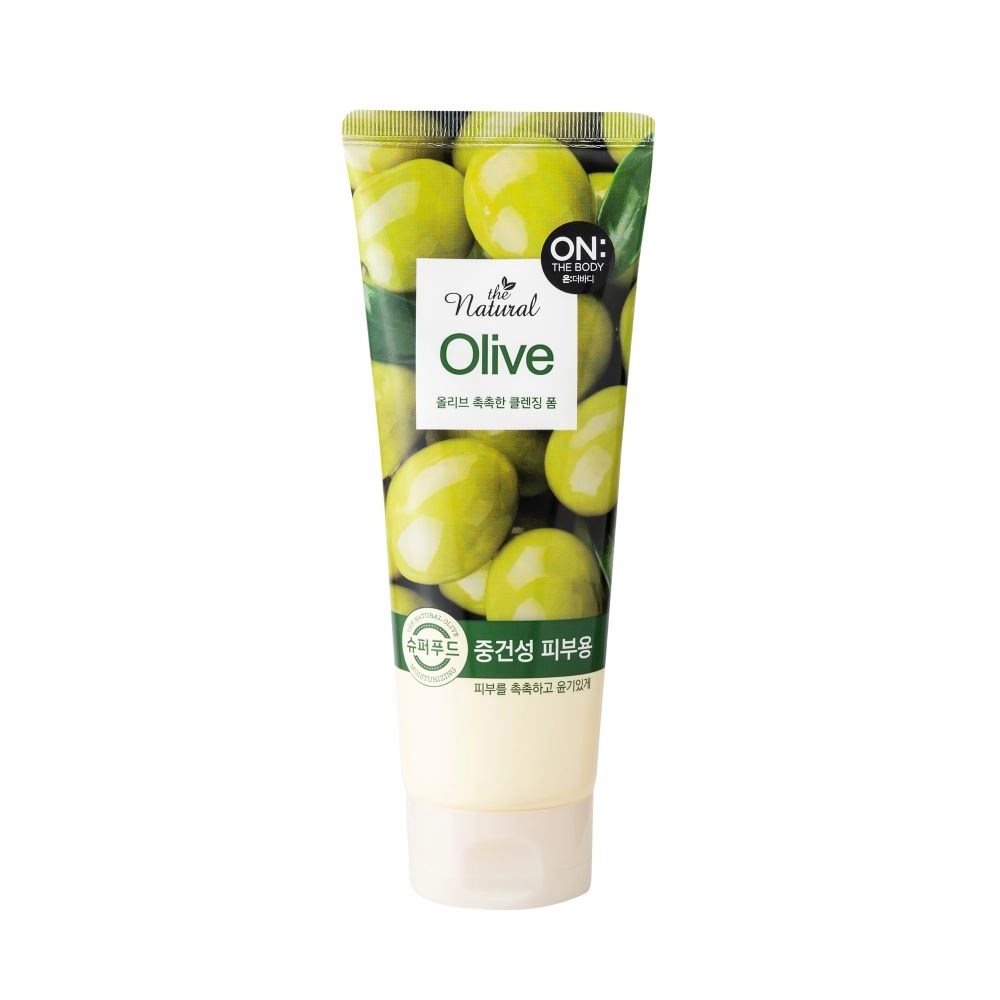 Sữa rửa mặt On The Body The Natural Olive Moisture Cleansing Foam 200g