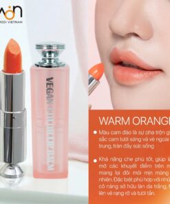 Son LAONMEDI VEGAN COLOR LIP BALM WARM ORANGE màu cam