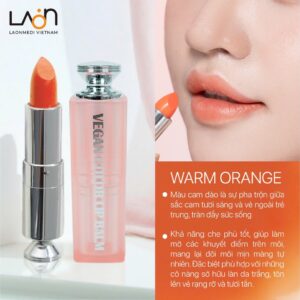 Son LAONMEDI VEGAN COLOR LIP BALM WARM ORANGE màu cam