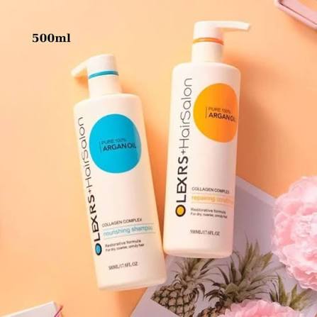 Dầu gội Olexrs Hair Salon Argan Oil Collagen Complex 500ml