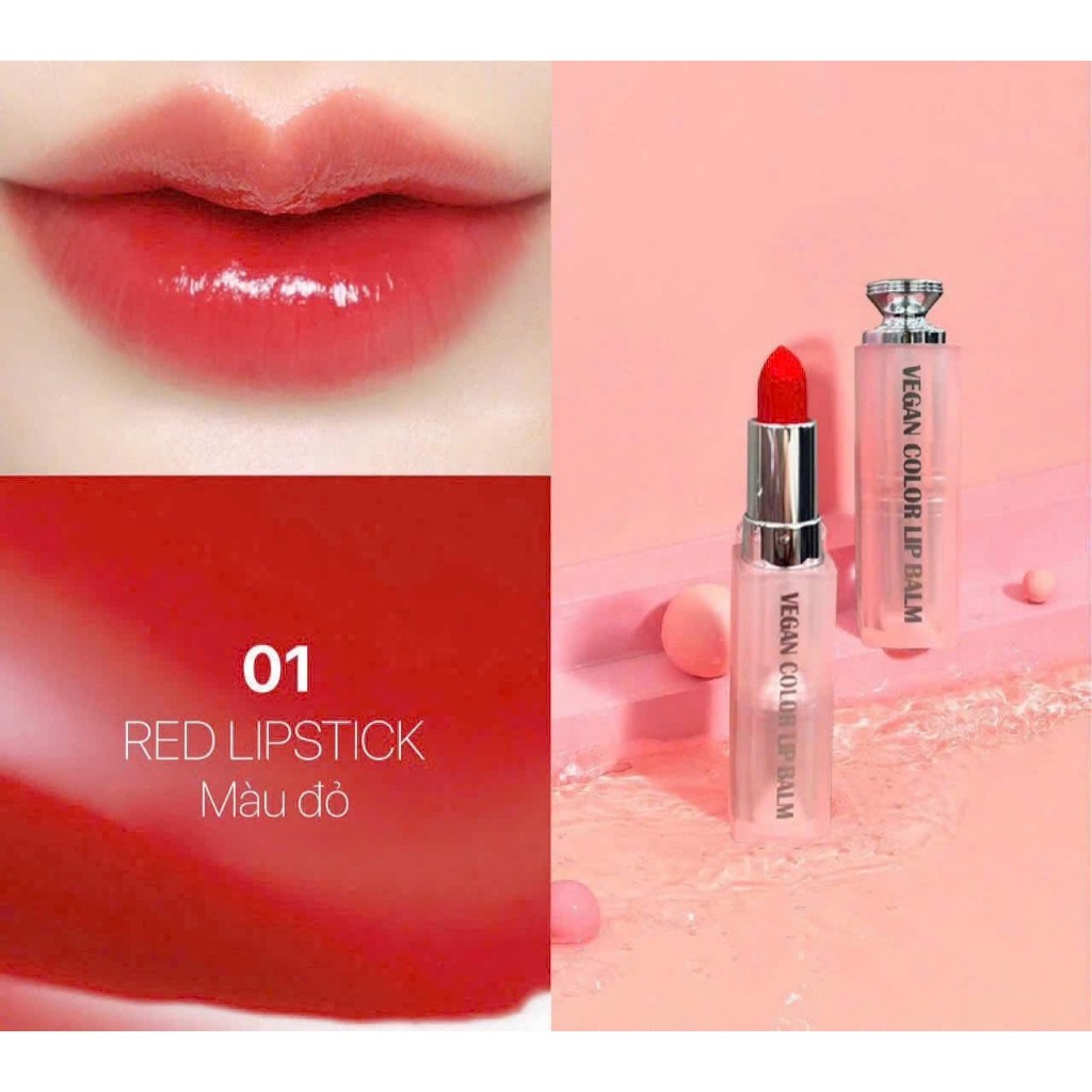 Son dưỡng môi màu đỏ thuần LAONMEDI TRUE RED LIPS