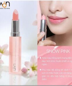 Son LAONMEDI VEGAN COLOR LIP BALM SNOW PINK màu hồng