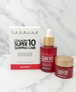 Bộ dưỡng da ban đêm chuyên sâu Collagen MEDI PEEL Super 10 Sleeping Hàn Quốc