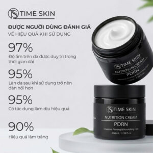 Kem dưỡng da TS Time Skin Nutrition Cream PDRN 100ml nghệ nano curcumin 365