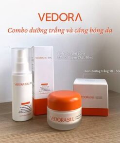Tinh chất phủ bóng 82% Collagen VEDORAZALL dạng xịt 80ml