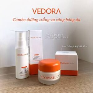 Tinh chất phủ bóng 82% Collagen VEDORAZALL dạng xịt 80ml