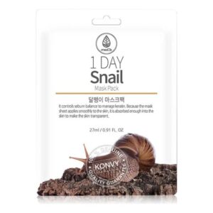 Mặt nạ dưỡng da 1 ngày Med B Snail ốc sên