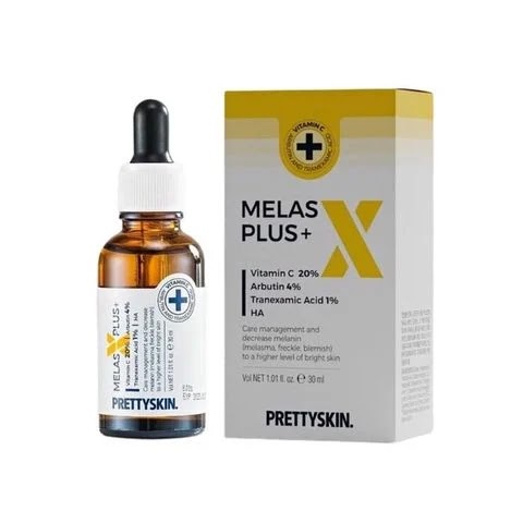 Tính Chất Dưỡng Trắng Đa. Mỡ Thâm Pretty Skin Melas X Plus Vitantin C 20% Arbutin 4